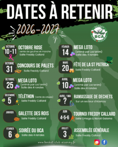 reseaux date à retenir 2026-2027